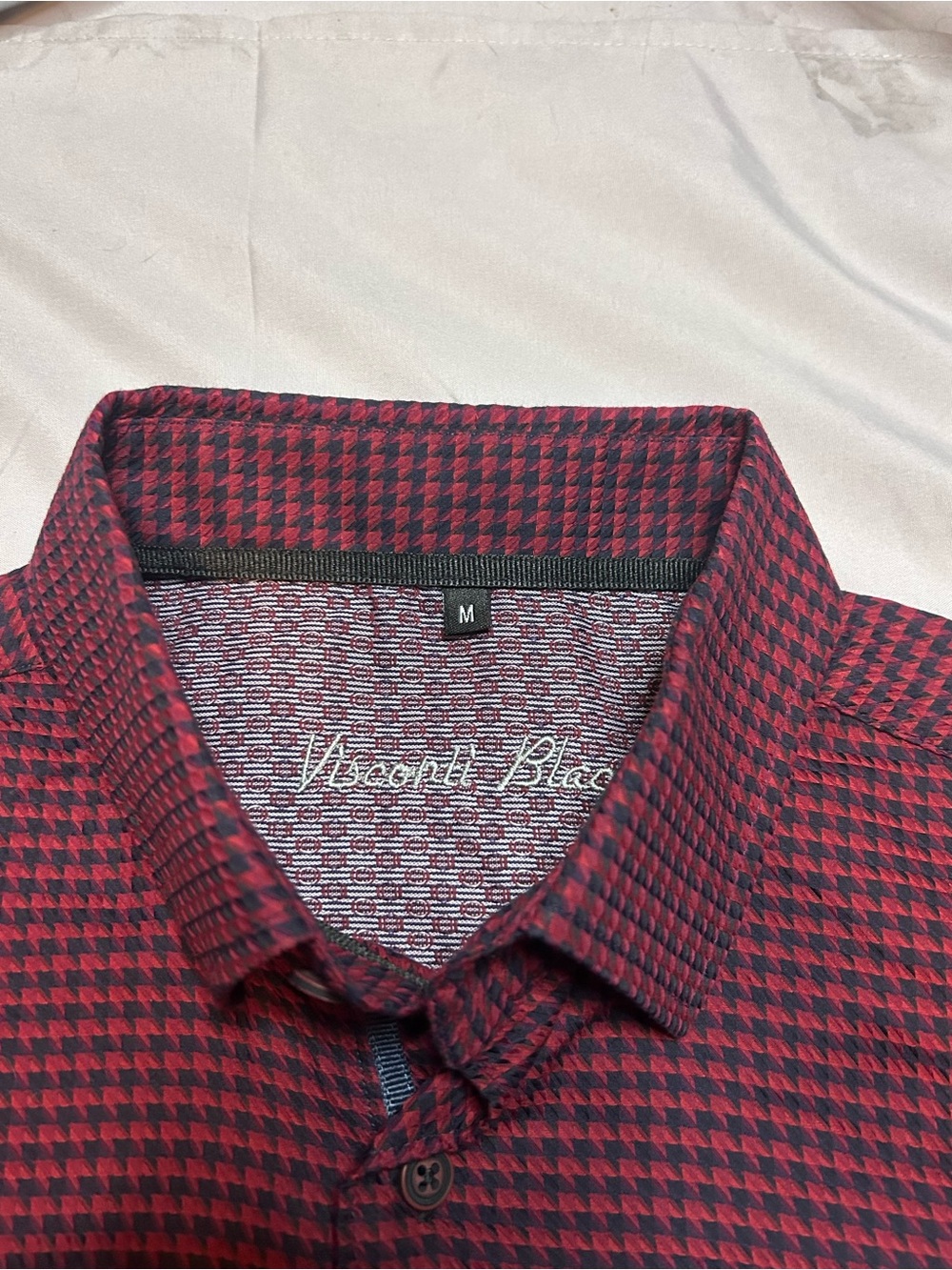 Visconti Black Casual Button-Down Shirt